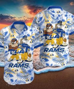 Los Angeles Rams Hawaiian Shirt Taz and Bugs For NFL Team