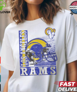 Los Angeles Rams Helmet Dash T Shirt