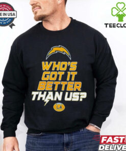 Los Angeles Rams Justin Herbert who’s got it better than us shirt