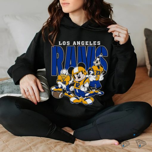 Los Angeles Rams Mickey Football Team T Shirt Sweatshirt
