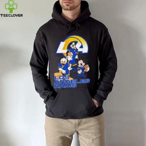 Los Angeles Rams Mickey Mouse Donald Duck Goofy Baseball Shirt