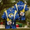 NCAA Kentucky Wildcats Hawaiian Shirt Mickey And Floral Pattern