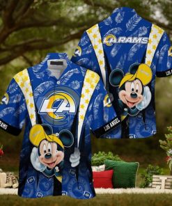 Los Angeles Rams Mickey Mouse NFL Hawaiian Shirt