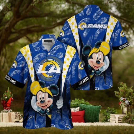 Los Angeles Rams Mickey Mouse NFL Hawaiian Shirt