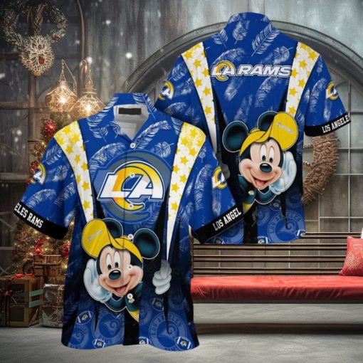 Los Angeles Rams Mickey Mouse NFL Hawaiian Shirt