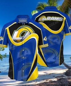 Los Angeles Rams NFL Authentic New All Over Print Hawaiian Shirt Gift For Fans 1 Los Angeles Rams NFL Authentic New All Over Print Hawaiian Shirt Gift For Fans