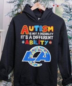 Los Angeles Rams NFL Autism Is Not A Disability 2024 Shirt