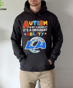 Los Angeles Rams NFL Autism Is Not A Disability 2024 Shirt