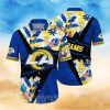 Los Angeles Rams NFL Flower Full Printed Unisex Hawaiian Shirt