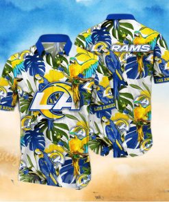 Los Angeles Rams NFL Floral Classic All Over Printed Hawaiian