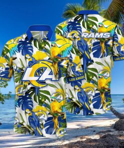 Los Angeles Rams NFL Floral All Over Printed Unisex Hawaiian Shirt