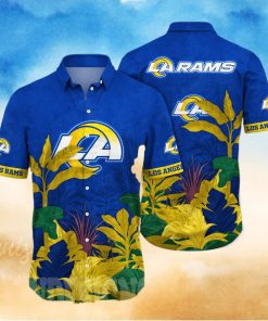 Los Angeles Rams NFL Flower Full Printing Unisex Hawaiian Shirt