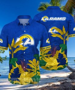 Los Angeles Rams NFL Flower Full Printing Unisex Hawaiian Shirt
