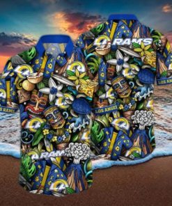 Los Angeles Rams NFL Flower Hawaii Shirt And Tshirt For Fans