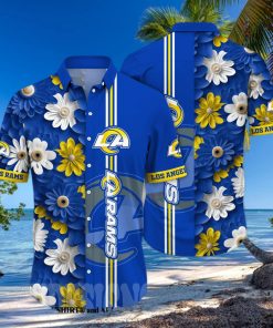 Los Angeles Rams NFL Flower Unisex Full Printing Hawaiian Shirt
