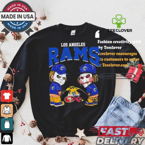 Los Angeles Rams NFL Halloween Peeing Funny Shirt