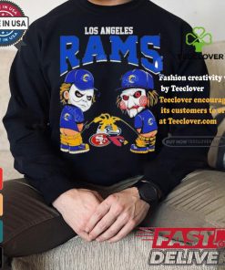 Los Angeles Rams NFL Halloween Peeing Funny Shirt