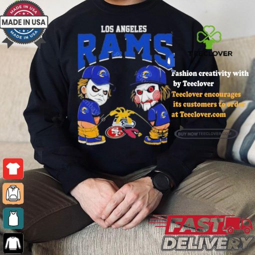 Los Angeles Rams NFL Halloween Peeing Funny Shirt