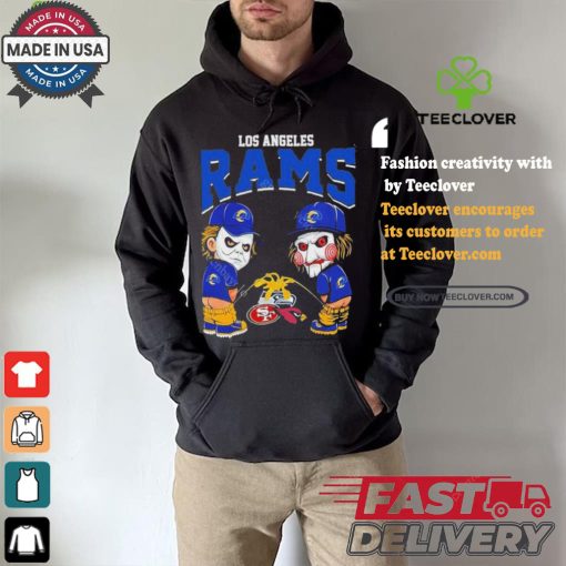 Los Angeles Rams NFL Halloween Peeing Funny Shirt