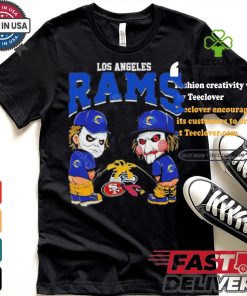 Los Angeles Rams NFL Halloween Peeing Funny Shirt