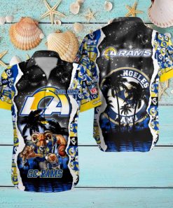 Los Angeles Rams NFL Hawaiian Shirt Custom Name 3D All Over Printed Hawaii Shirt