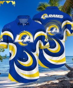 Los Angeles Rams NFL Limited Edition 3D Hawaiian Shirt For Summer 1 Los Angeles Rams NFL Limited Edition 3D Hawaiian Shirt For Summer