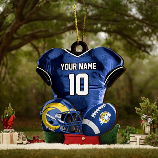 Los Angeles Rams NFL Sport Ornament Custom Name And Number