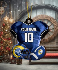 Los Angeles Rams NFL Sport Ornament Custom Name And Number