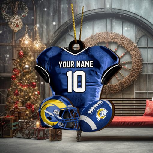 Los Angeles Rams NFL Sport Ornament Custom Name And Number