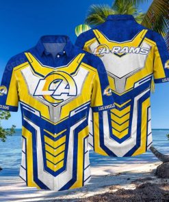Los Angeles Rams NFL Stylish Logo Beach Hawaiian Shirt For Men And Women