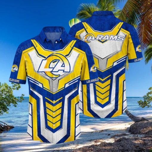 Los Angeles Rams NFL Stylish Logo Beach Hawaiian Shirt For Men And Women