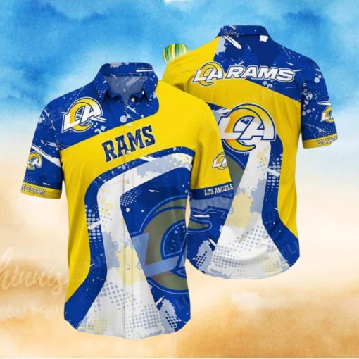 Los Angeles Rams NFL Summer Seashell New Beach Hawaiian Shirt For Summer
