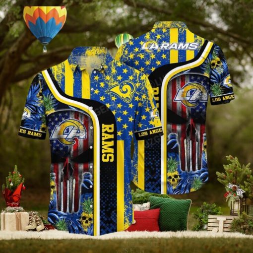 Los Angeles Rams NFL Traditional New Aloha Hawaiian Shirt For Summer