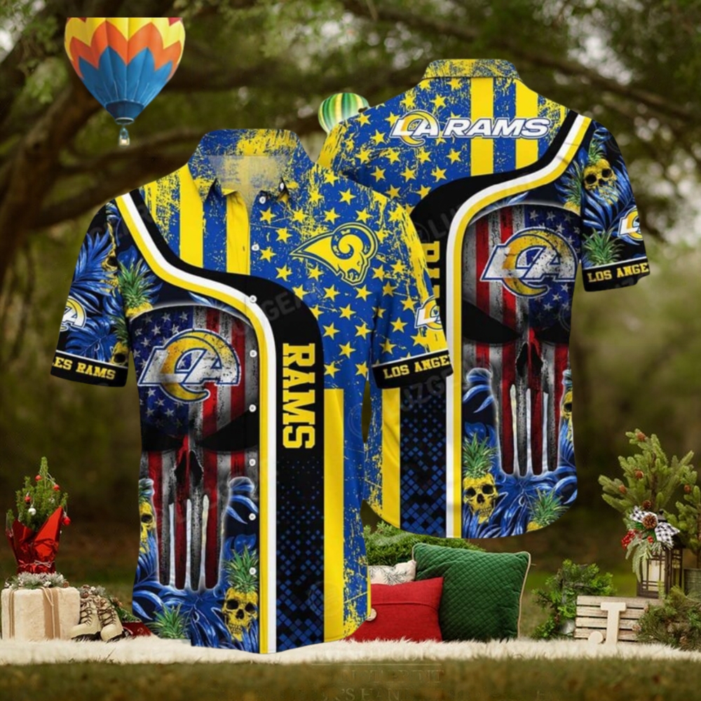 Los Angeles Rams NFL Traditional New Aloha Hawaiian Shirt For Summer Los Angeles Rams NFL Traditional New Aloha Hawaiian Shirt For Summer