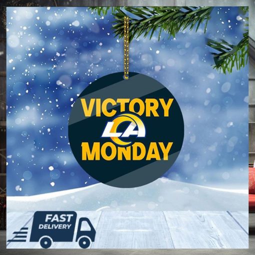 Los Angeles Rams NFL Victory Monday Christmas Tree Decorations Xmas Ornament