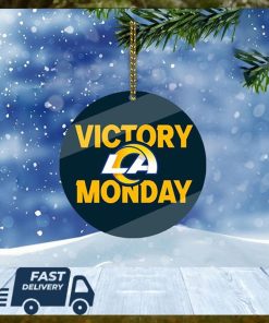 Los Angeles Rams NFL Victory Monday Christmas Tree Decorations Xmas Ornament