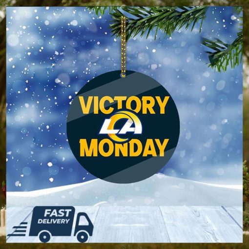 Los Angeles Rams NFL Victory Monday Christmas Tree Decorations Xmas Ornament