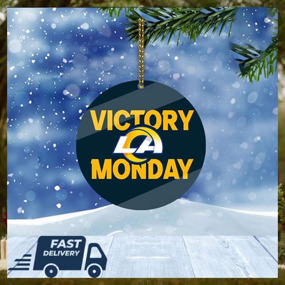 Los Angeles Rams NFL Victory Monday Christmas Tree Decorations Xmas Ornament Los Angeles Rams NFL Victory Monday Christmas Tree Decorations Xmas Ornament