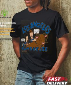 Los Angeles Rams NFL x Homage x Beavis and Butt Head Unisex Tri Blend T Shirt