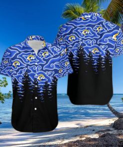 Los Angeles Rams Ninja Cloud Blackest Hawaiian Shirt Holiday Gift For Halloween