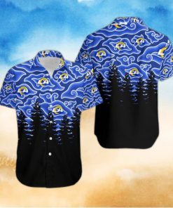 Los Angeles Rams Ninja Cloud Blackest Hawaiian Shirt Holiday Gift For Halloween