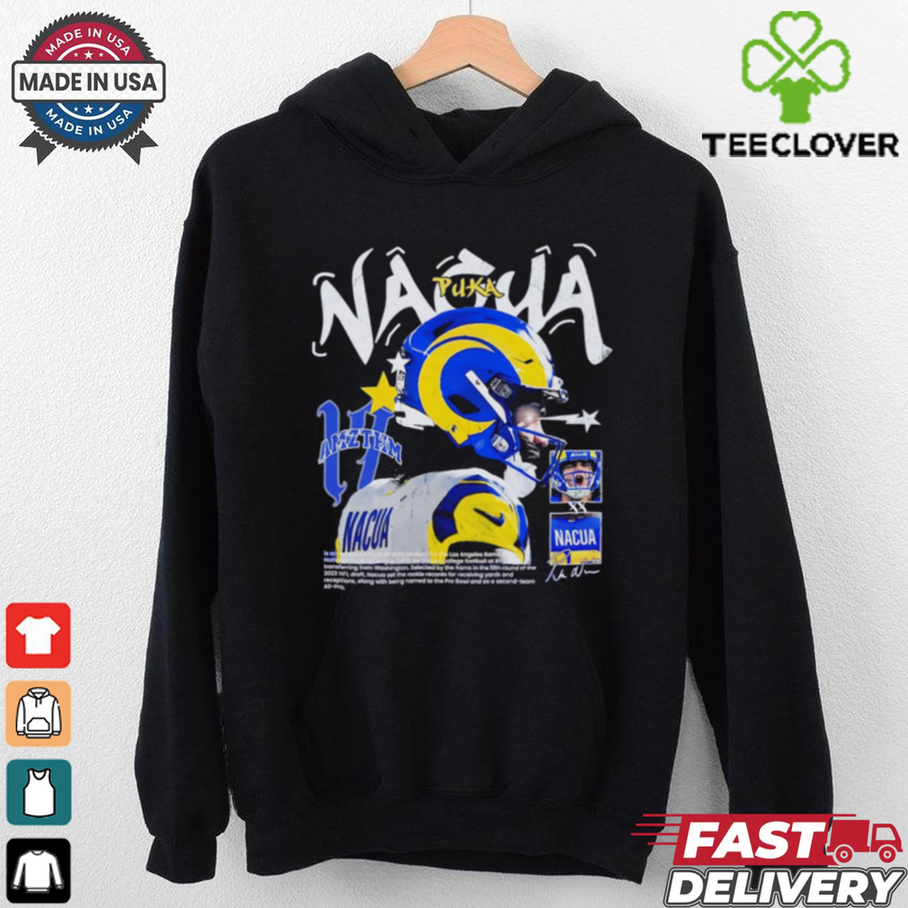 Los Angeles Rams Puka Nacua bootleg signature shirt Los Angeles Rams Puka Nacua bootleg signature shirt