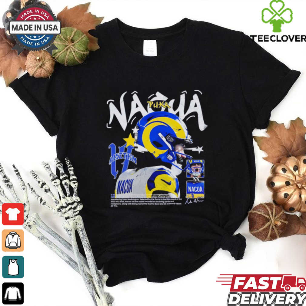 Los Angeles Rams Puka Nacua bootleg signature shirt Los Angeles Rams Puka Nacua bootleg signature shirt