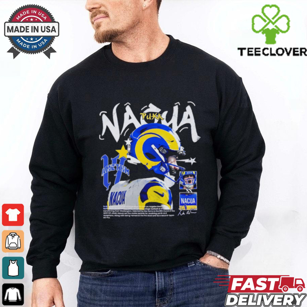 Los Angeles Rams Puka Nacua bootleg signature shirt Los Angeles Rams Puka Nacua bootleg signature shirt