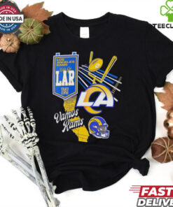 Los Angeles Rams Royal Split Zone Vamos Rams State map shirt
