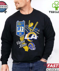 Los Angeles Rams Royal Split Zone Vamos Rams State map shirt
