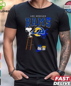 Los Angeles Rams Snoopy Painting Shirt