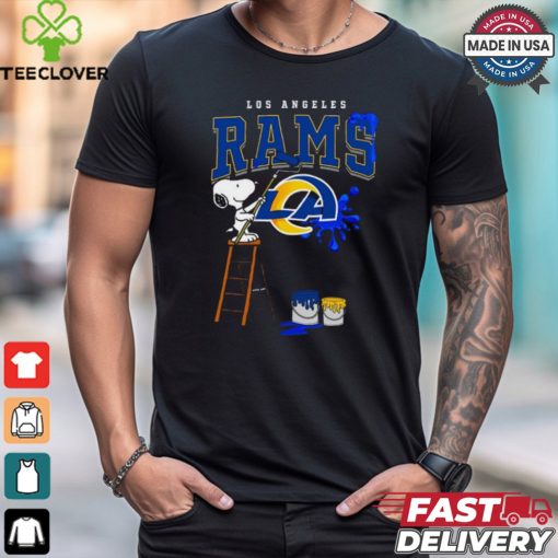 Los Angeles Rams Snoopy Painting Shirt