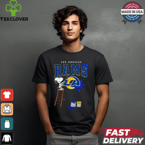Los Angeles Rams Snoopy Painting Shirt
