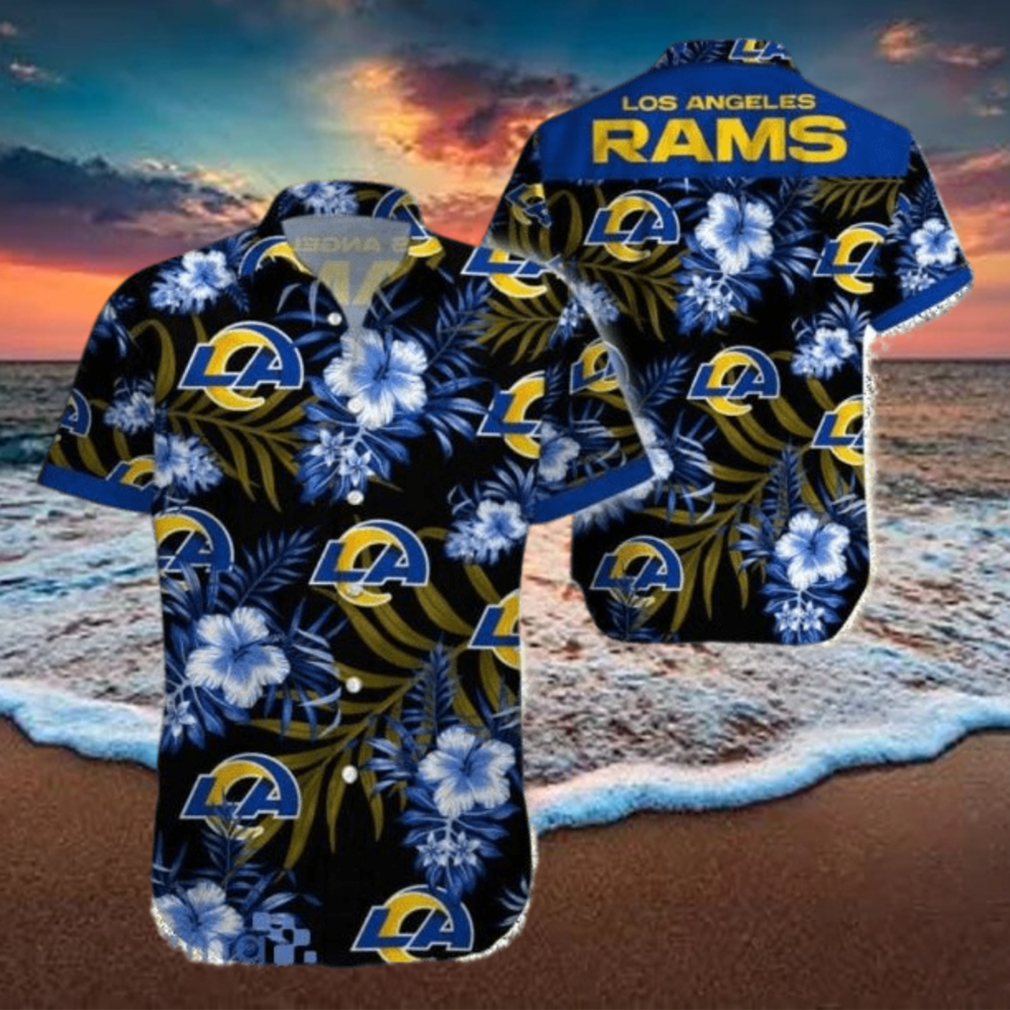 Los Angeles Rams Sport Hawaiian Shirt NFL Teams Black Gift For Men And Women hoodie sweater long sleeve and tank top